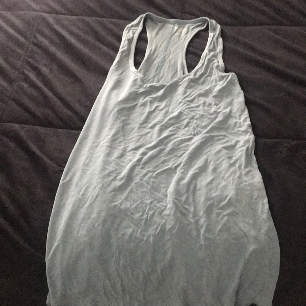 Blue tank